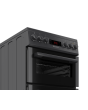 Blomberg HKS951N 50cm Double Oven Electric Cooker with Ceramic Hob - Anthracite