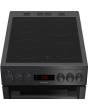 Blomberg HKS951N 50cm Double Oven Electric Cooker with Ceramic Hob - Anthracite