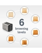 Bosch TAT4P447GB 4 Slot Toaster - Cream