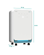 Ecoair Dc12 Mk3 Compressor Dehumidifier 12 Litres Per Day - White