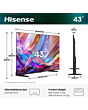 Hisense 43Q7STUK PRO 43in 4K Ultra HD Smart TV
