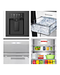 Hisense RQ5P470SYFD Total No Frost Fridge Freezer Black