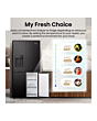 Hisense RQ5P470SYFD Total No Frost Fridge Freezer Black