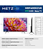 Metz 65MRF6000ZUK 65inch 4K DLED Smart TV - Black