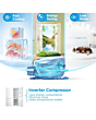Midea MDRB424FGC01I 70/30 No Frost Fridge Freezer White