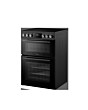 Midea MFO24EME4R118-BK 60cm Double Oven Cooker Black