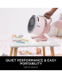 Shark FA050UKPK FlexBreeze TableMate Fan Ballet Pink