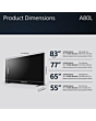 SONY XR77A80LU 77inch4K OLED Google Smart TV