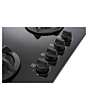 Stoves STGTG60C 4 Burner Gas Through Glass Hob in Black