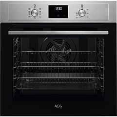Aeg BEX33501EM 59.4cm Built In Electric Single Oven - Stainless Steel