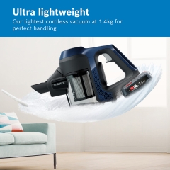 Bosch BBS611GBKIT BBS611GB Cordless Vacuum Cleaner - 30 Minute Run Time - Black PLUS Battery