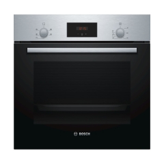 Bosch HHF113BR0B Single Electric Fan Oven in Stainless Steel