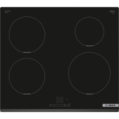 Bosch Pie631bb5ekit 59.2Cm Induction Hob Kit - Black + Free Pan Set