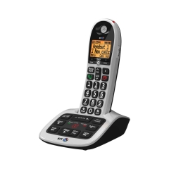 BT BT4665 Single Cordless Phone with Answering Machine + Call Blocker