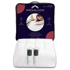Dreamland 16696 Scandi Double Full Bed Size Heated Underblanket - Dual Controls