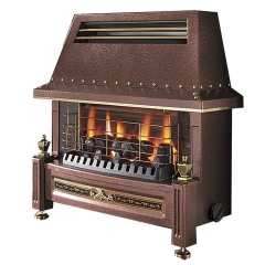 Flavel FRLCP0EN Regent LFE Living Flame Effect Traditional Gas Fire in Bronze