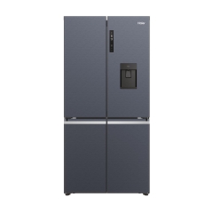 Haier HCR5919EHMB 90cm 60/40 Frost Free American Fridge Freezer - Brushed Black