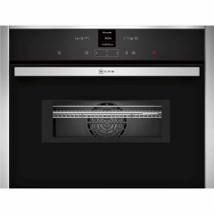 Neff C17MR02N0B Built-in Compact Oven with Microwave Function in Stainless Steel