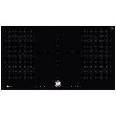 Neff T59FT50X0 90Cm Wide Flexinduction Hob Black Glass