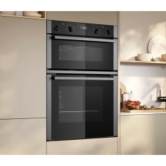 Neff U1ACE2AN3B 59.4cm Built In Electric Double Oven - Stainless Steel