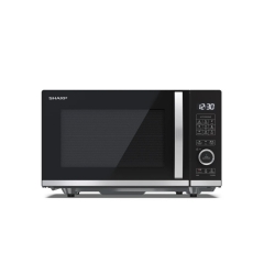 Sharp YC-QG204AU-B 20 Litres Flatbed Microwave Oven with Grill - Black