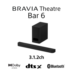 Sony HTB600.CEK 3.1.2ch BRAVIA Theatre Bar 6 Dolby Atmos? Soundbar - Black