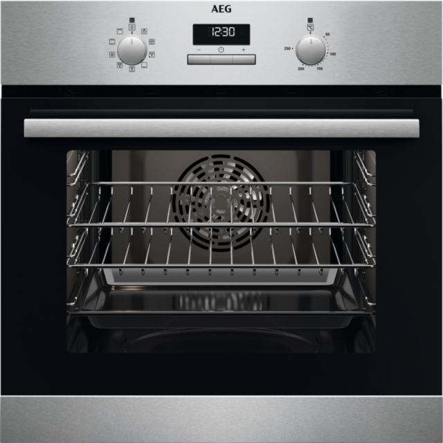 Aeg BCX23101EM 59.4cm Built In Electric Single Oven - Stainless