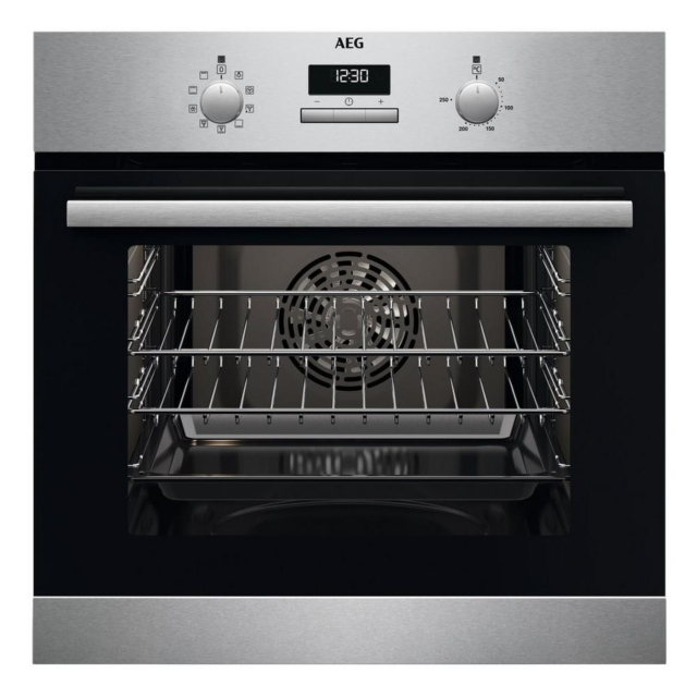 Aeg BCX23101EM 59.4cm Built In Electric Single Oven - Stainless