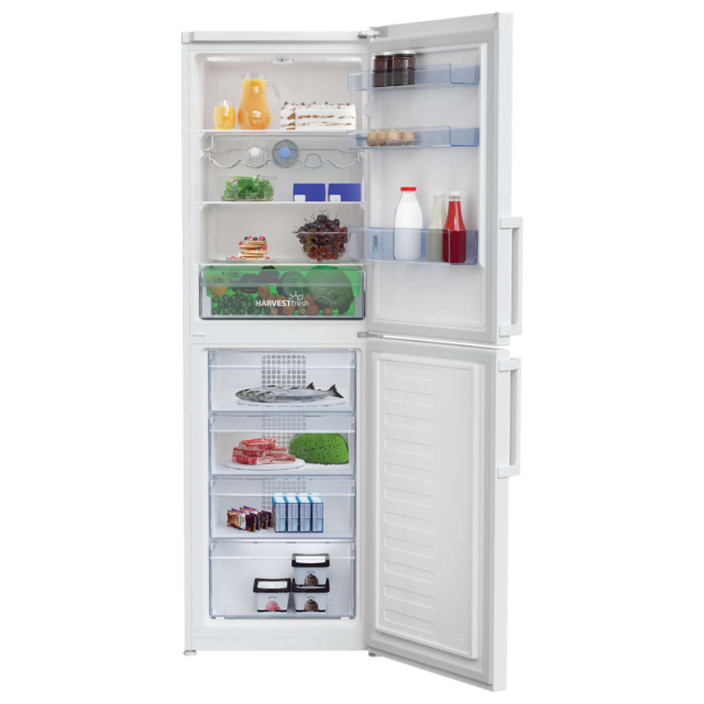 Beko CFP3691VW 60cm Frost Free HarvestFresh Fridge Freezer in White