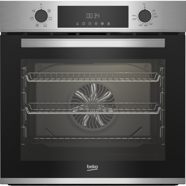 Beko CIMY91X Aeroperfectâ Cimy91x 60Cm Built In Recyclednetâ® Single Multi- Function Oven - Stainles