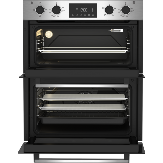 Beko CTFY22309X 59.4cm Built under Electric Double Oven - Stainless Steel