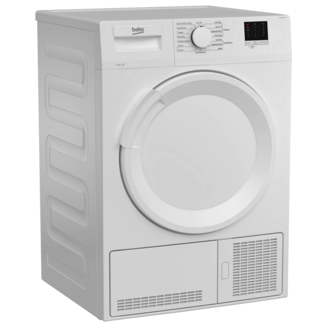 Beko DTLCE80041W 8kg Condenser Tumble Dryer