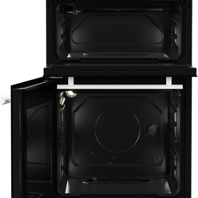 Beko EDG507W 50cm Twin Cavity Gas Cooker with Gas Hob - White