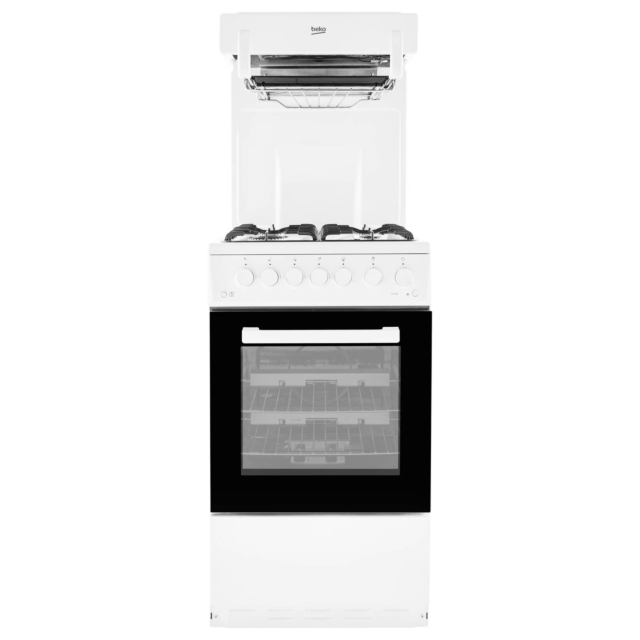 Beko KA52NEW 50cm Single Oven Gas Cooker with High Level Grill