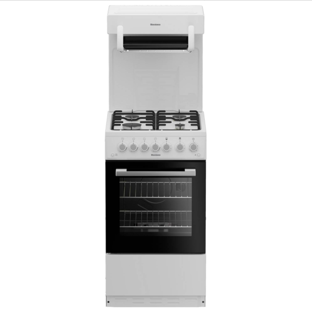 Blomberg GGS9151W Single Oven 50cm Gas Cooker wtih Eye Level Grill in White