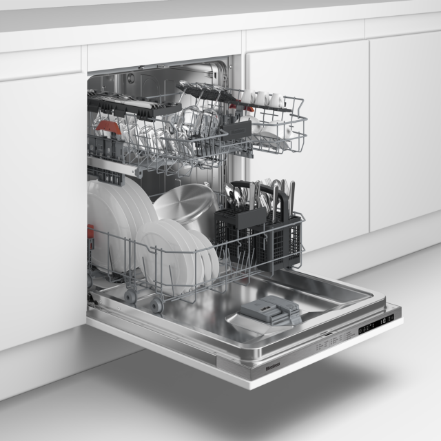 Blomberg LDV42420 Integrated Full Size Dishwasher with SuperGloss - Fixed Hinge - 14 Place Settings