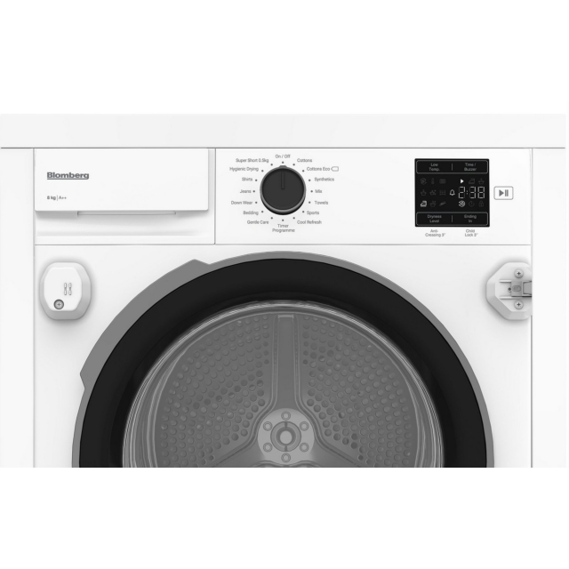 Blomberg LTDIP08310 8kg Integrated Heat Pump Tumble Dryer - White