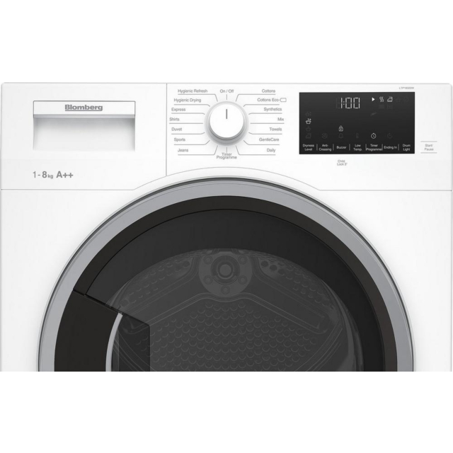 Blomberg LTP18320W 8kg Heat Pump Tumble Dryer - White