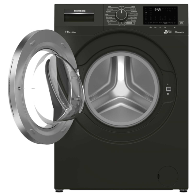Blomberg LWF184420G 8kg 1400 Spin Washing Machine in Graphite