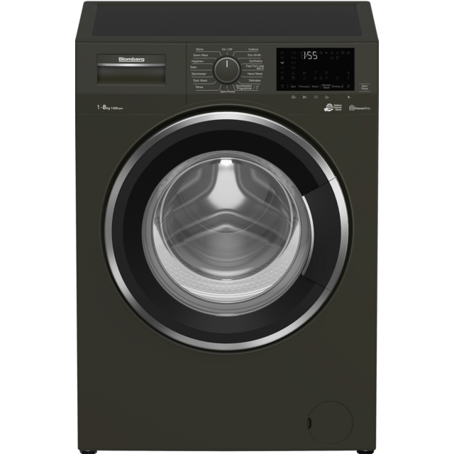 Blomberg LWF184620G 8kg 1400 Spin Washing Machine - Graphite