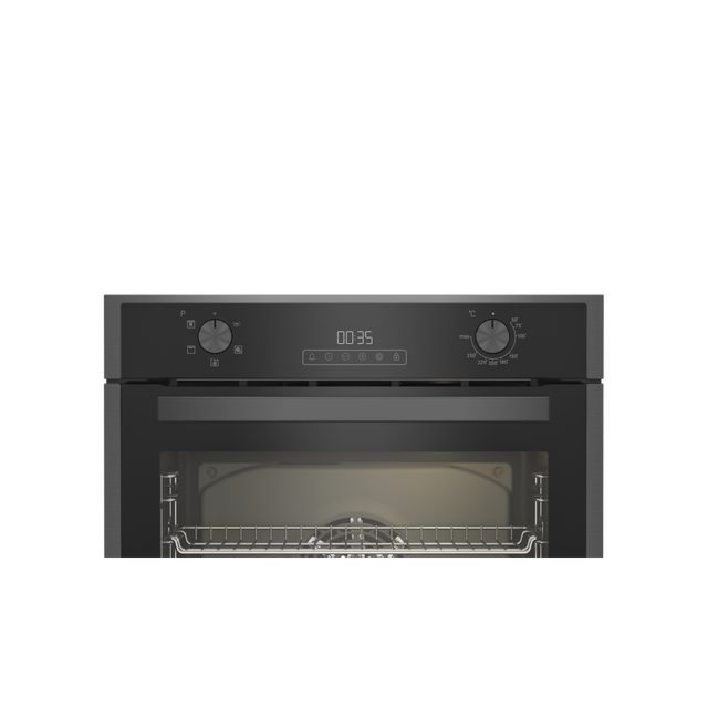 Blomberg ROEN9202DX 59.4cm Built In Electric Single Oven - Dark Steel