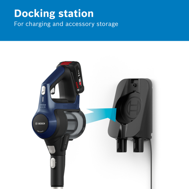Bosch BBS611GBKIT BBS611GB Cordless Vacuum Cleaner - 30 Minute Run Time - Black PLUS Battery