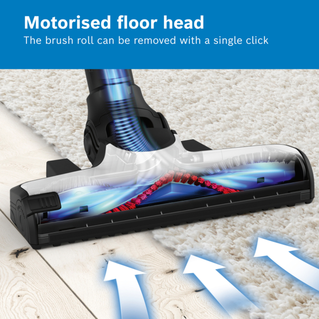 Bosch BCS612GBKIT BCS612GB Unlimited Serie 6 ProHome Cordless Vacuum Cleaner - 30 Minute Run Time - White PLUS Battery