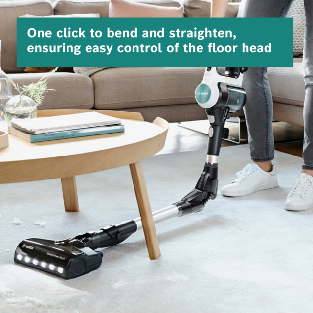 Bosch BCS71HYGGBKIT Unlimited 7 BCS71HYGGB Aqua Vacuum & Mop - 40 Minutes Run Time - White - PLUS Ad