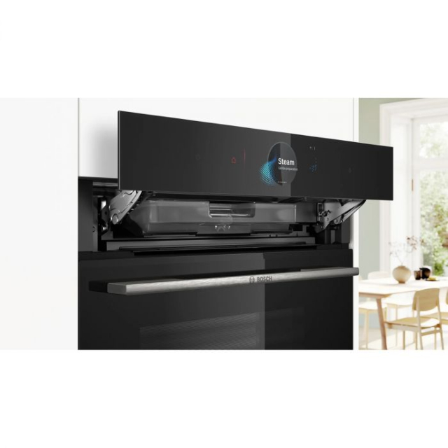 Bosch CSG7584B1 Serie 8 Compact Steam Oven In Black