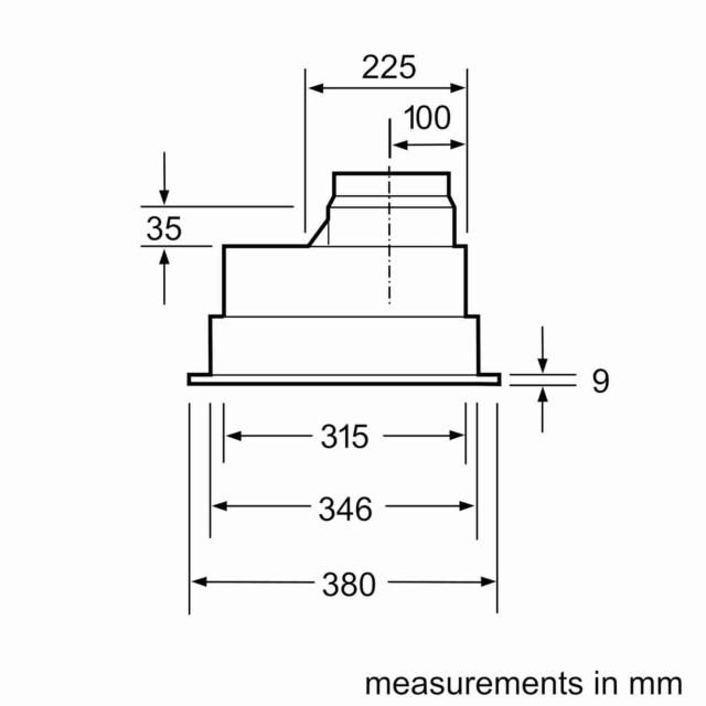 Bosch DHL555BLGB 53cm Canopy Cooker Hood