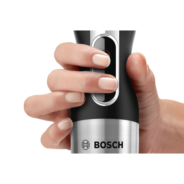 Bosch MSM6S90BGB ErgoMixx Hand Blender with Food Processor 750W - Black & Silver