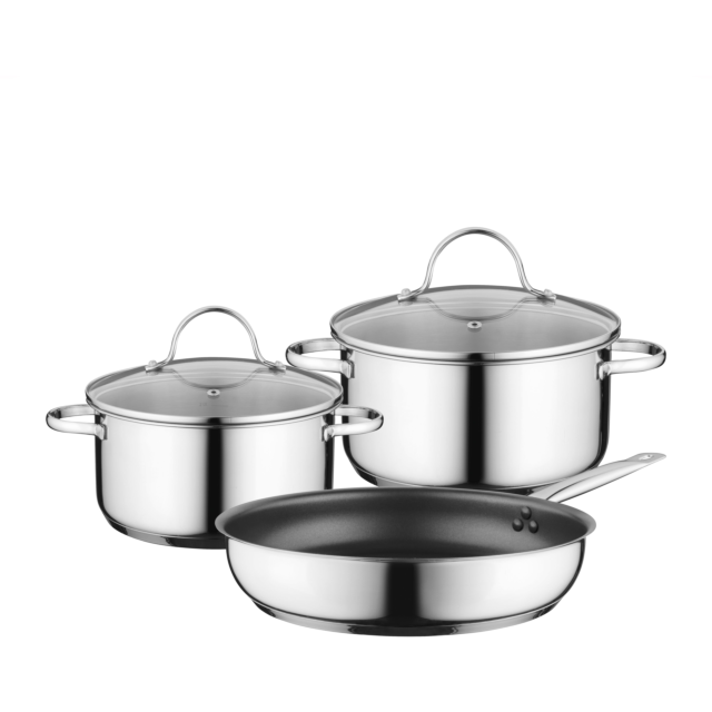 Bosch PIV851FB1EKIT PIV851FB1E 80.2cm Induction Hob with Pan Set - Black