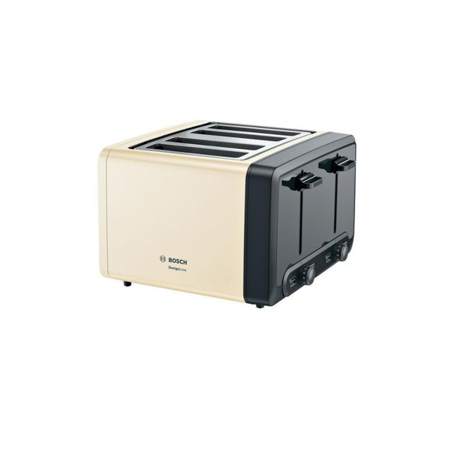 Bosch TAT4P447GB 4 Slot Toaster - Cream