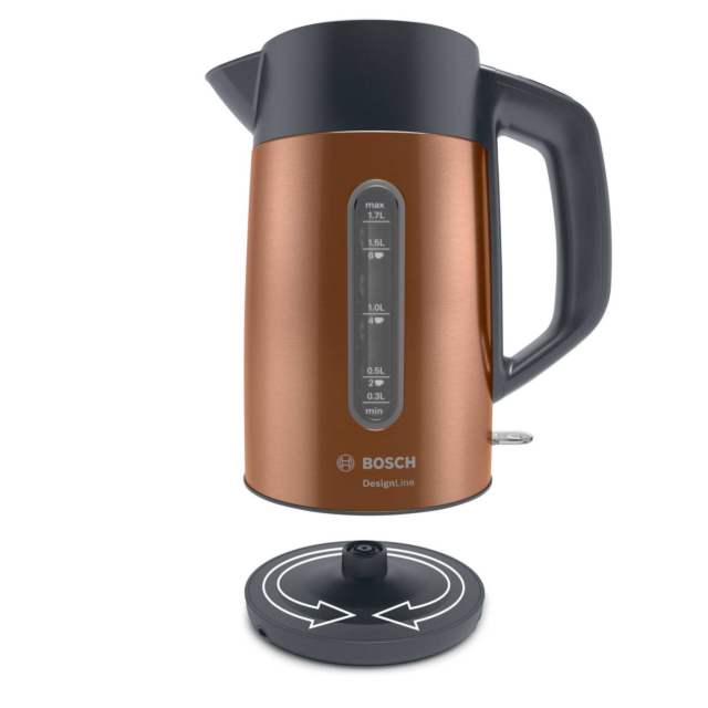 Bosch TWK4P439GB DesignLine 1.7L Fast Boil Cordless Jug Kettle